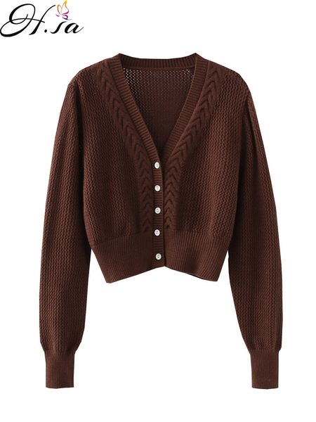 hsa winter fall european and american style spring women's cropped cardigan sweater solid color sweater 6050 210716, White;black
hsa winter fall european and american style spring women's cropped cardigan sweater solid color sweater 6050 210716, White;black