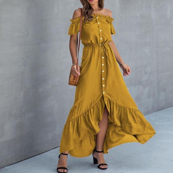 casual dresses 2021 midi dress horizontal collar irregular hem loose short sleeve summer for daily life beach holiday sundress, Black;gray
casual dresses 2021 midi dress horizontal collar irregular hem loose short sleeve summer for daily life beach holiday sundress, Black;gray