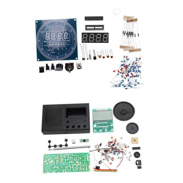 radio ds1302 digital led display module alarm electronic clock & diy fm kit learning assemble suite
radio ds1302 digital led display module alarm electronic clock & diy fm kit learning assemble suite