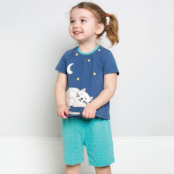 clothing sets little maven brand children 2021 summer baby boys girls clothes cotton children's animal cat print t shirt + shorts, White
clothing sets little maven brand children 2021 summer baby boys girls clothes cotton children's animal cat print t shirt + shorts, White