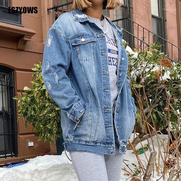 plus size women long jean coat 2021 fashion vintage hole ripped jacket buttons sleeve ladies casual loose denim jackets women's, Black;brown
plus size women long jean coat 2021 fashion vintage hole ripped jacket buttons sleeve ladies casual loose denim jackets women's, Black;brown