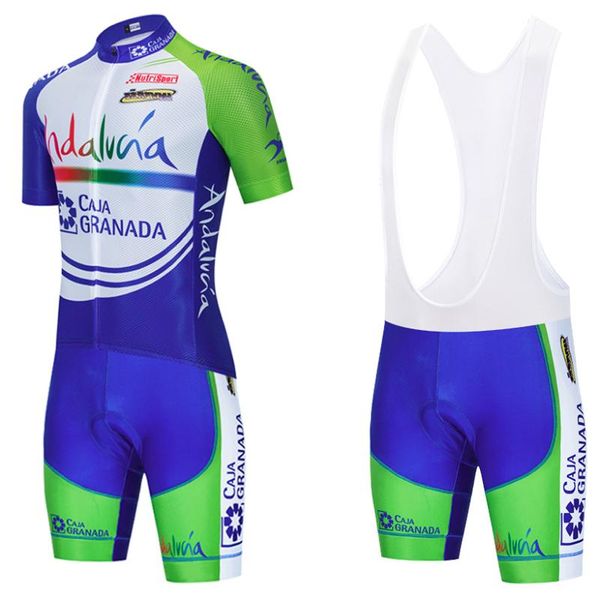 andaluza cycling team jersey 20d bike pants set mtb ropa ciclismo mens short sleeves bicycle shirts maillot clothing racing sets, Black;blue
andaluza cycling team jersey 20d bike pants set mtb ropa ciclismo mens short sleeves bicycle shirts maillot clothing racing sets, Black;blue