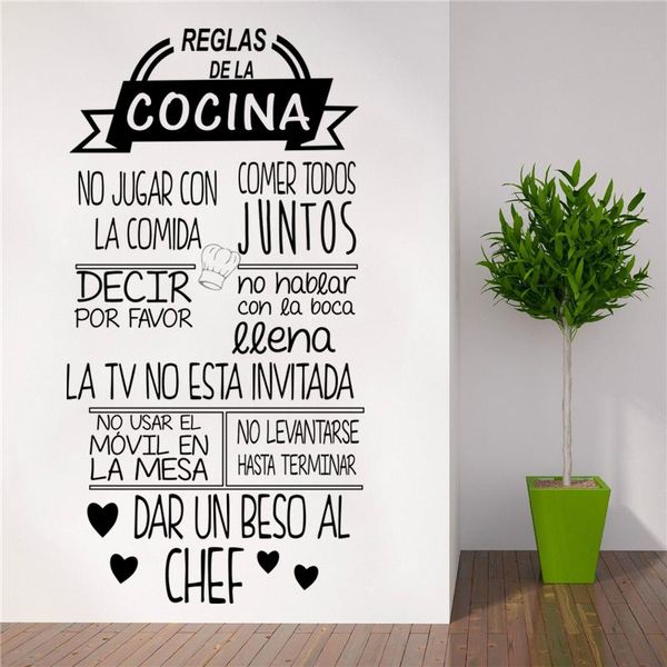 wall stickers reglas de la cocina kitchen decals wallstickers decorative waterproof spanish quotes phrases decor ru2021
wall stickers reglas de la cocina kitchen decals wallstickers decorative waterproof spanish quotes phrases decor ru2021