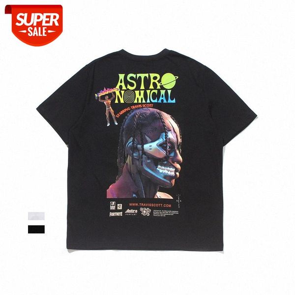 t shirt tide brand oversized short-sleeved summer travisscott skull print male hip-hop half-sleeved #xh8d, White;black
t shirt tide brand oversized short-sleeved summer travisscott skull print male hip-hop half-sleeved #xh8d, White;black