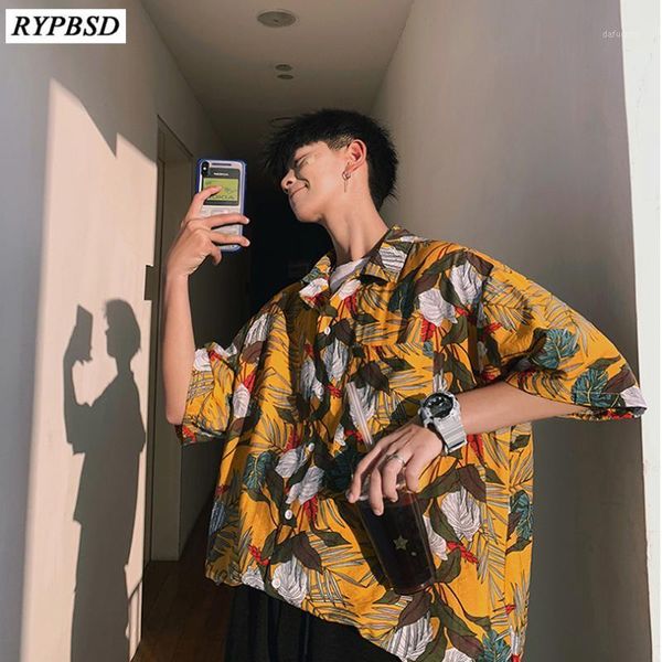 summer korean fashion flower print shirt men short sleeve turn down collar single breasted hawaiian 3 colors men's casual shirts, White;black
summer korean fashion flower print shirt men short sleeve turn down collar single breasted hawaiian 3 colors men's casual shirts, White;black
