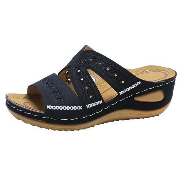 large size women's slippers 2021 summer platform womens shoes fashion casual breathable non-slip women sandals, Black
large size women's slippers 2021 summer platform womens shoes fashion casual breathable non-slip women sandals, Black