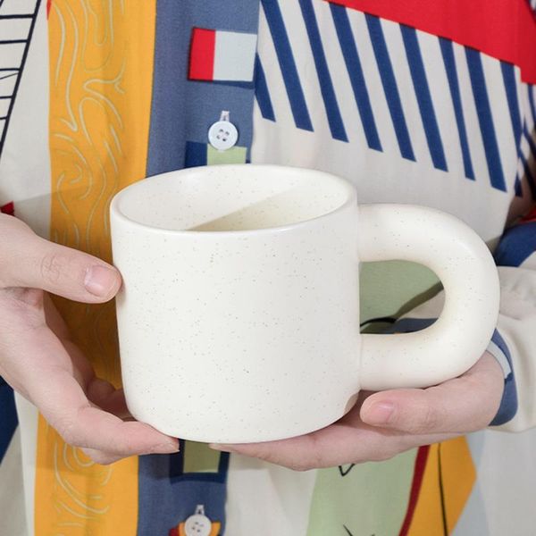 mugs good quality big fat handle mug beige porcelain coffee personalized milk tea cup tableware nordic home decor creative gifts 
mugs good quality big fat handle mug beige porcelain coffee personalized milk tea cup tableware nordic home decor creative gifts