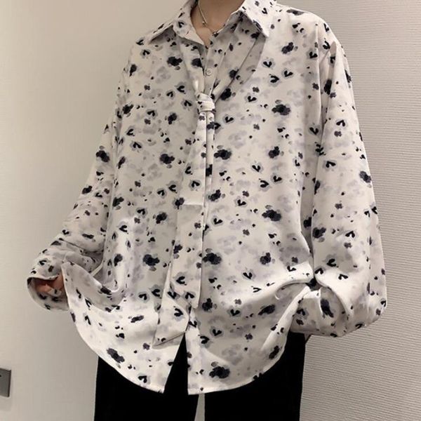 men's casual shirts tie white shirt fashion business society mens dress korean loose printed men long-sleeved -xl, White;black
men's casual shirts tie white shirt fashion business society mens dress korean loose printed men long-sleeved -xl, White;black