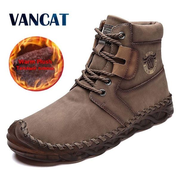 boots winter men's warm plush men snow waterproof leather high hiking outdoor autumn shoes, Black
boots winter men's warm plush men snow waterproof leather high hiking outdoor autumn shoes, Black