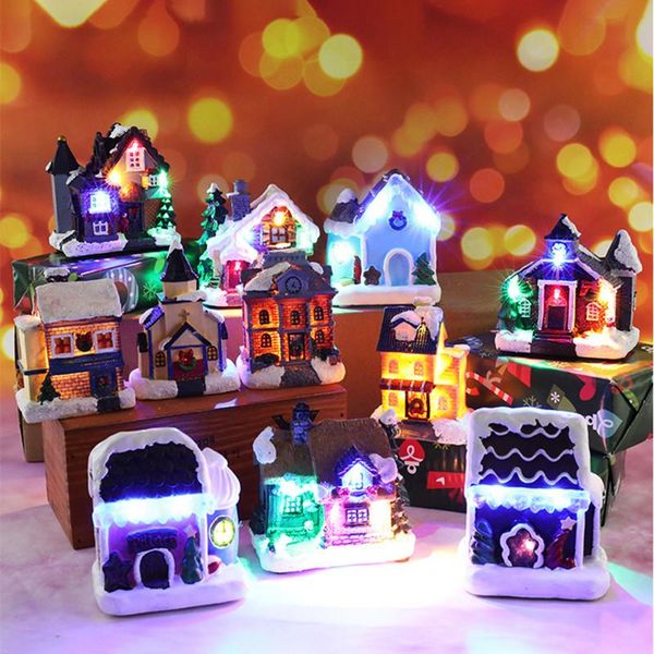 christmas decorations for home led resin building micro landscape gifts kids year 2022 navidad decoration
christmas decorations for home led resin building micro landscape gifts kids year 2022 navidad decoration