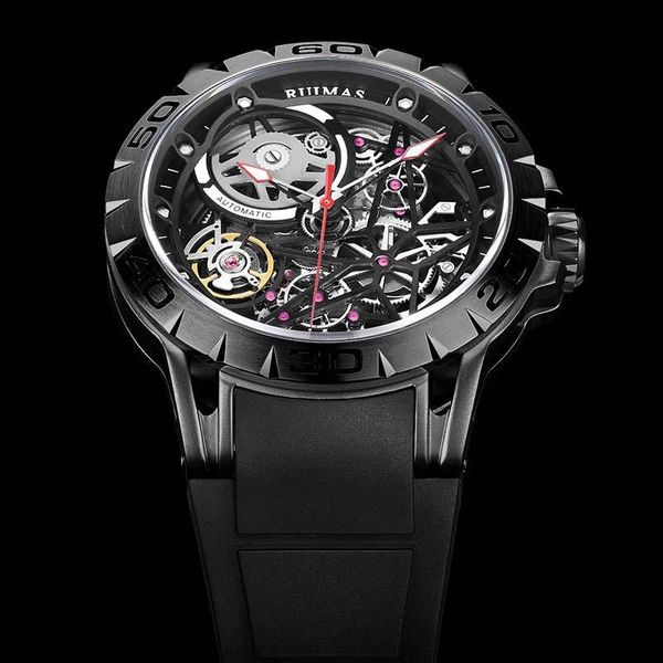 wristwatches ruimas casual hollow-carved man's waterproof 50m automatic mechanical sapphire crystal mirror watches men luminous, Slivery;brown
wristwatches ruimas casual hollow-carved man's waterproof 50m automatic mechanical sapphire crystal mirror watches men luminous, Slivery;brown