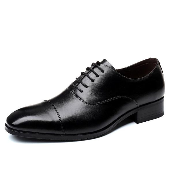 large size mens formal leather shoes business office work square toe lace-up dress men elegant footwear, Black
large size mens formal leather shoes business office work square toe lace-up dress men elegant footwear, Black
