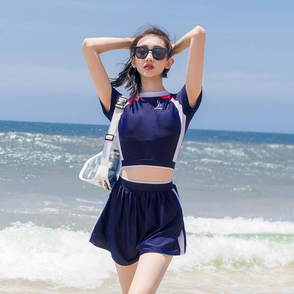 women swimsuit with shorts skirts ladies swimwear 3 piece patchwork short sleeve swimsuits swimming suit bathing one-piece suits
women swimsuit with shorts skirts ladies swimwear 3 piece patchwork short sleeve swimsuits swimming suit bathing one-piece suits