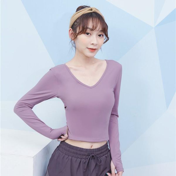 yoga outfits elegant and comfortable self-cultivation sweat-absorbent women's light purple back hollow v-neck long sleeves, White;red
yoga outfits elegant and comfortable self-cultivation sweat-absorbent women's light purple back hollow v-neck long sleeves, White;red