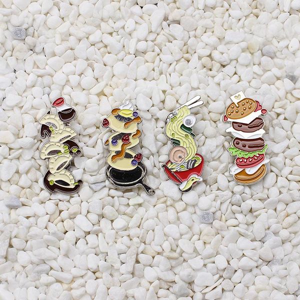 pins, brooches the temptation of delicious enamel brooch pasta dumpling noodle pie hamburger lapel pin creative badges, Gray
pins, brooches the temptation of delicious enamel brooch pasta dumpling noodle pie hamburger lapel pin creative badges, Gray