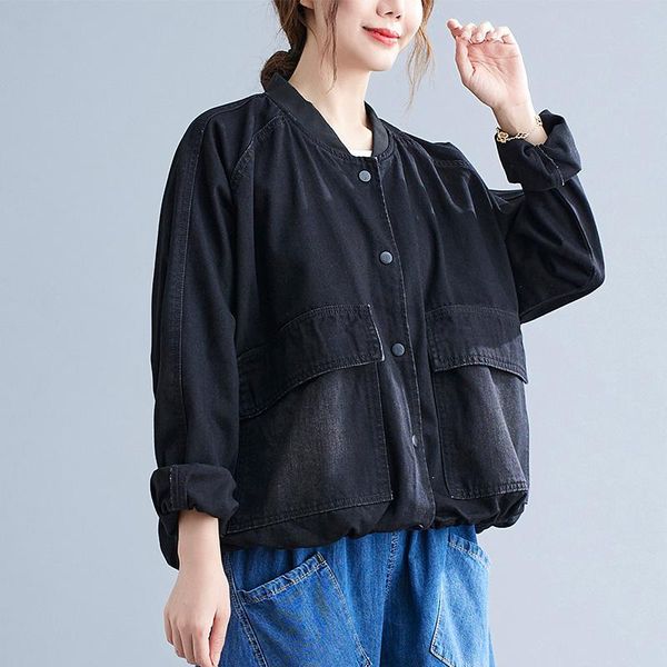 women's jackets women denim coat trenchcoat loose trench ovresize overcoat long jeans jakcet 2021, Black;brown
women's jackets women denim coat trenchcoat loose trench ovresize overcoat long jeans jakcet 2021, Black;brown