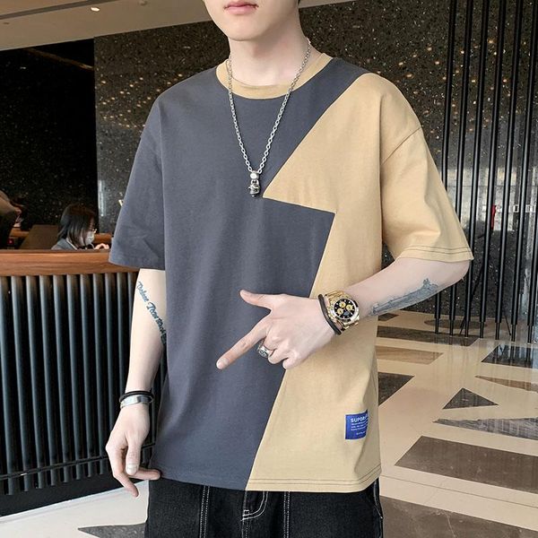 men's t-shirts spring/summer 2021 striped collar korean edition half sleeve bottom trend 81144, White;black
men's t-shirts spring/summer 2021 striped collar korean edition half sleeve bottom trend 81144, White;black