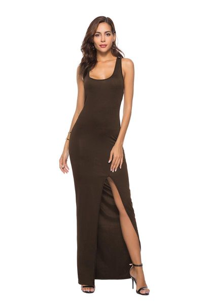 casual dresses woman fashion summer dress high waist split long 2021 plus size 3xl party nightclub maxi vestidos verano, Black;gray
casual dresses woman fashion summer dress high waist split long 2021 plus size 3xl party nightclub maxi vestidos verano, Black;gray
