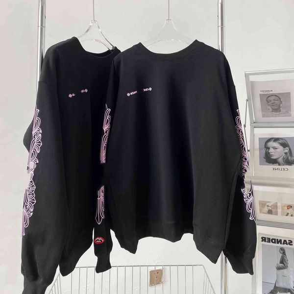 ch21 early autumn crowe fashion flower arm printed round neck sweater horseshoe lips men's and women's long sleeve, Black
ch21 early autumn crowe fashion flower arm printed round neck sweater horseshoe lips men's and women's long sleeve, Black