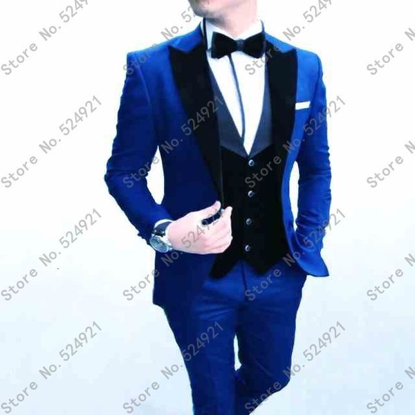 men's suits & blazers style groomsmen royal blue+black groom tuxedos peak veet lapel men wedding man bridegroom ( jacket+pants+ves, White;black
men's suits & blazers style groomsmen royal blue+black groom tuxedos peak veet lapel men wedding man bridegroom ( jacket+pants+ves, White;black