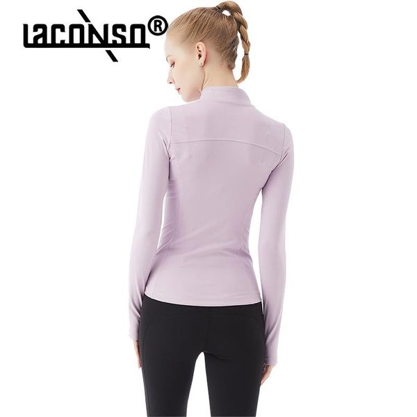 running jackets laconso sports womens stand-up collar zipper tight-fitting fitness long-sleeved quick-drying slim short yoga wear, Black;red
running jackets laconso sports womens stand-up collar zipper tight-fitting fitness long-sleeved quick-drying slim short yoga wear, Black;red