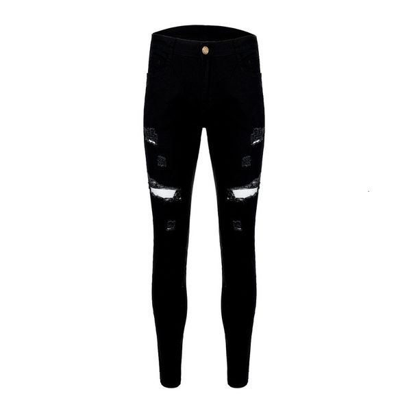 oeak mens solid color skinny jeans 2019 new fashion slim fit pencil pants casual hole ripped design streetwear, Blue
oeak mens solid color skinny jeans 2019 new fashion slim fit pencil pants casual hole ripped design streetwear, Blue