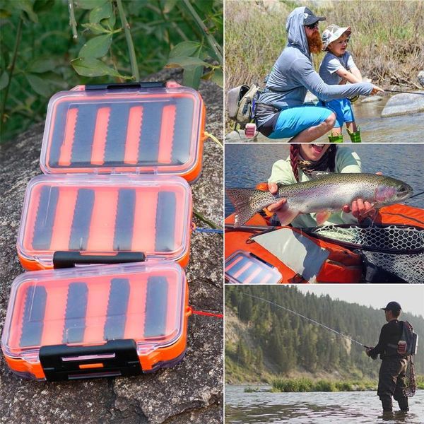 fishing accessories with rope double sided abs tackle box hook storage portable waterproof compartment multi-use bait container
fishing accessories with rope double sided abs tackle box hook storage portable waterproof compartment multi-use bait container