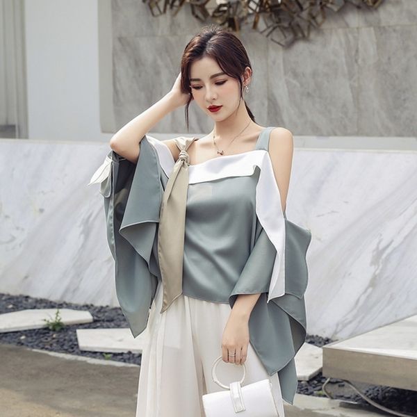 llzacoosh off shoulder blouse ruffle long sleeve ladies women asymmetrical blouse summer 210514, White
llzacoosh off shoulder blouse ruffle long sleeve ladies women asymmetrical blouse summer 210514, White