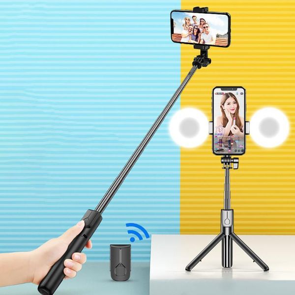 selfie monopods foldable handheld stick monopod shutter remote wireless bluetooth tripod phone led ring light fill
selfie monopods foldable handheld stick monopod shutter remote wireless bluetooth tripod phone led ring light fill