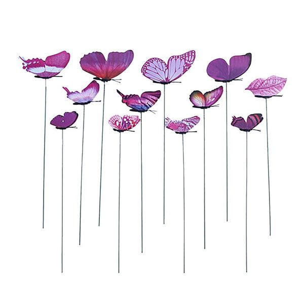 12pcs pink butterfly stakes outdoor yard planter flower pot bed garden decor pots decoration decorations
12pcs pink butterfly stakes outdoor yard planter flower pot bed garden decor pots decoration decorations