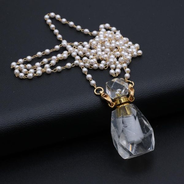 pendant necklaces natural stone perfume bottle necklace semi-precious clear quartz charms for elegant women love romantic gift 20x37mm, Silver
pendant necklaces natural stone perfume bottle necklace semi-precious clear quartz charms for elegant women love romantic gift 20x37mm, Silver