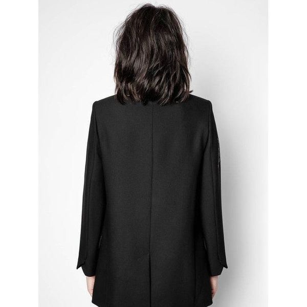 women's suits & blazers women coat rhinestone suit waist long sleeve black small, White;black
women's suits & blazers women coat rhinestone suit waist long sleeve black small, White;black