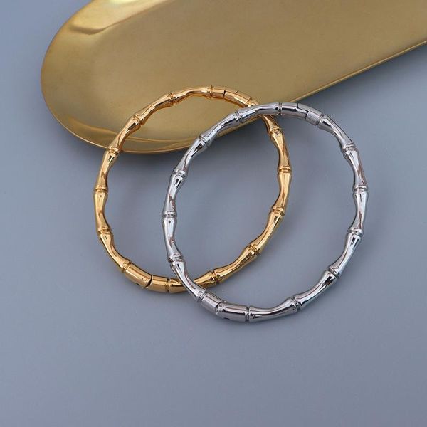 bangle bamboo joint titanium steel fine jewelry wrist fashion accessories hand ornament wholesale, Black
bangle bamboo joint titanium steel fine jewelry wrist fashion accessories hand ornament wholesale, Black