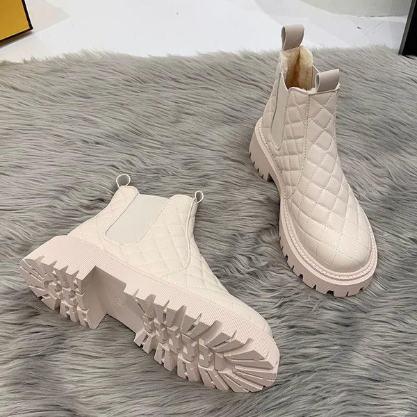 joker plus velvet boots women's winter 2021 waterproof and non-slip snow cotton shoes british style, Black
joker plus velvet boots women's winter 2021 waterproof and non-slip snow cotton shoes british style, Black