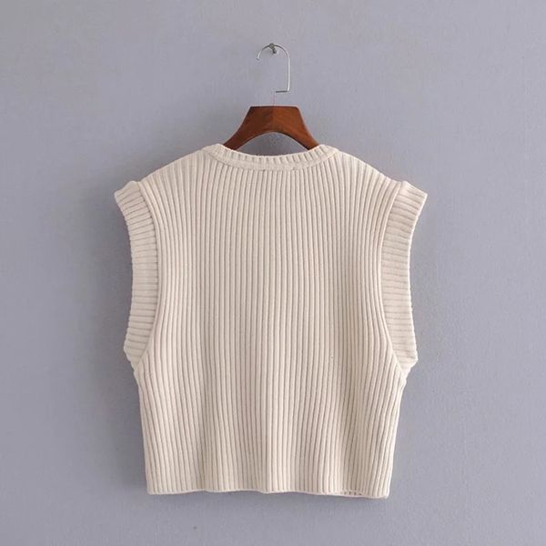 women's sweaters 2021 spring female cartoon printed sleeveless waistcoat, White;black
women's sweaters 2021 spring female cartoon printed sleeveless waistcoat, White;black