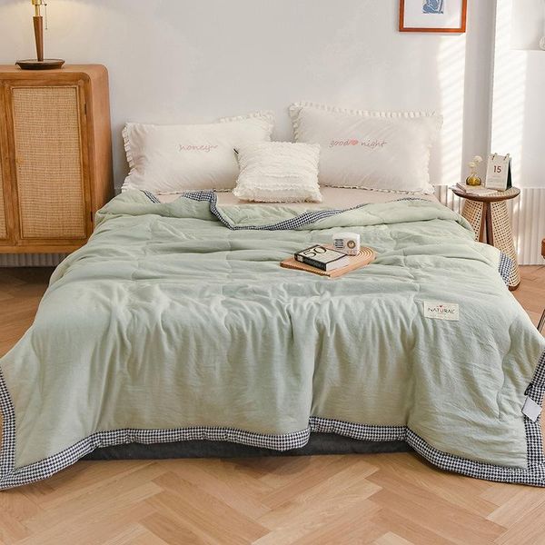 cangge sweam summer solid color comforter quilt washed cotton&polyester thicken blanket for autumn home textile double bed 2021 comforters &
cangge sweam summer solid color comforter quilt washed cotton&polyester thicken blanket for autumn home textile double bed 2021 comforters &
