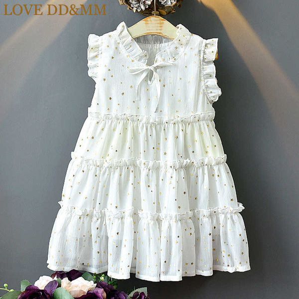 love dd&mm girls dresses summer children's wear girls sweet sleeveless five-pointed star gold princess mesh dress 210715, Red;yellow
love dd&mm girls dresses summer children's wear girls sweet sleeveless five-pointed star gold princess mesh dress 210715, Red;yellow