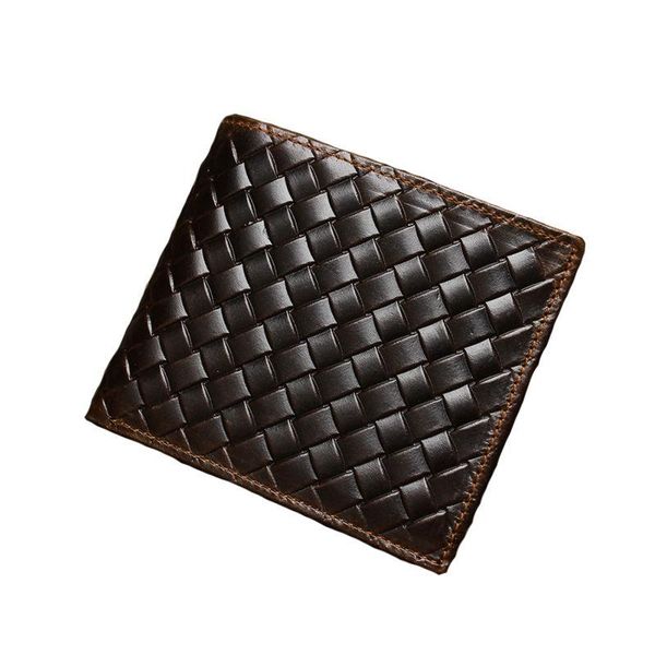wallets real oil leather men wallet card holder european style weave cow male 2 folds short purse fashion, Red;black
wallets real oil leather men wallet card holder european style weave cow male 2 folds short purse fashion, Red;black