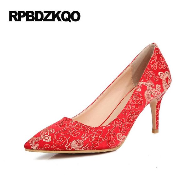 dress shoes satin women china pumps red flower high heels size 4 34 3 inch plus 11 43 thin embroidered 2021 pointed toe wedding spring, Black
dress shoes satin women china pumps red flower high heels size 4 34 3 inch plus 11 43 thin embroidered 2021 pointed toe wedding spring, Black