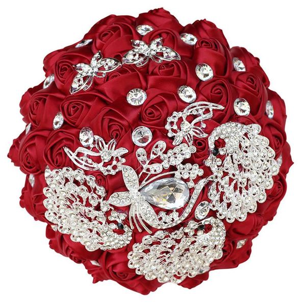 decorative flowers & wreaths european and american bridal bouquets with rhinestones, wine red series, wedding b05supplies, bridesmaid
decorative flowers & wreaths european and american bridal bouquets with rhinestones, wine red series, wedding b05supplies, bridesmaid