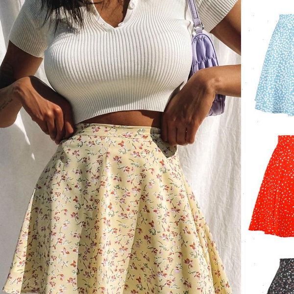 chiffon floral printed high waist women skirt casual streetwear zipper mini wdc6626, Black
chiffon floral printed high waist women skirt casual streetwear zipper mini wdc6626, Black