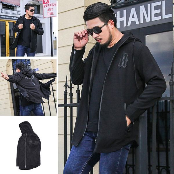 men's jackets hooded windbreaker high fashion casual jacket spring and autumn long oversized xl-6xl, Black;brown
men's jackets hooded windbreaker high fashion casual jacket spring and autumn long oversized xl-6xl, Black;brown