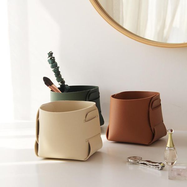 storage baskets pu basket nordic morandi colors faux leather barrel organizer make up stuff organization home office dorm table decor
storage baskets pu basket nordic morandi colors faux leather barrel organizer make up stuff organization home office dorm table decor