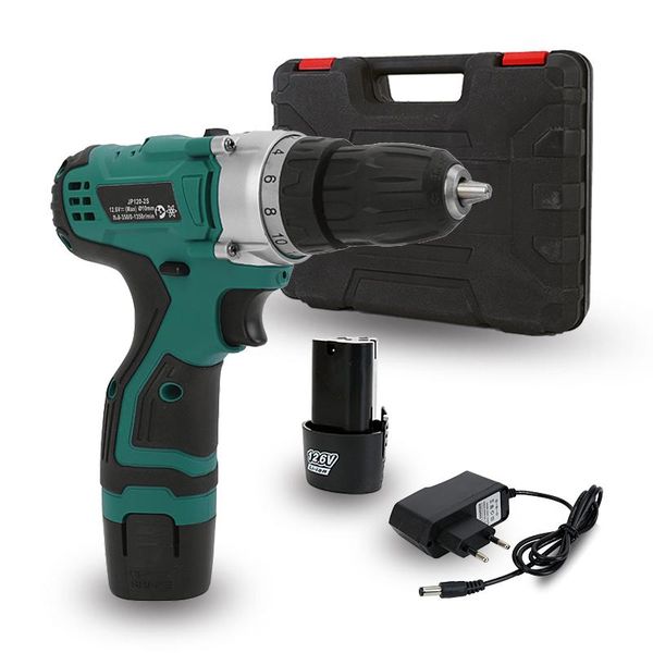 professiona electric drills 12.6/12v cordless drill max screwdriver power driver dc lithium-ion battery 3/8-inch 2-speed tool
professiona electric drills 12.6/12v cordless drill max screwdriver power driver dc lithium-ion battery 3/8-inch 2-speed tool