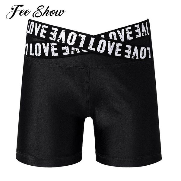 kids girl fitness sport shorts dance bottom letters print high waist cross stretchy sportwear for running gym yoga workout, Black
kids girl fitness sport shorts dance bottom letters print high waist cross stretchy sportwear for running gym yoga workout, Black