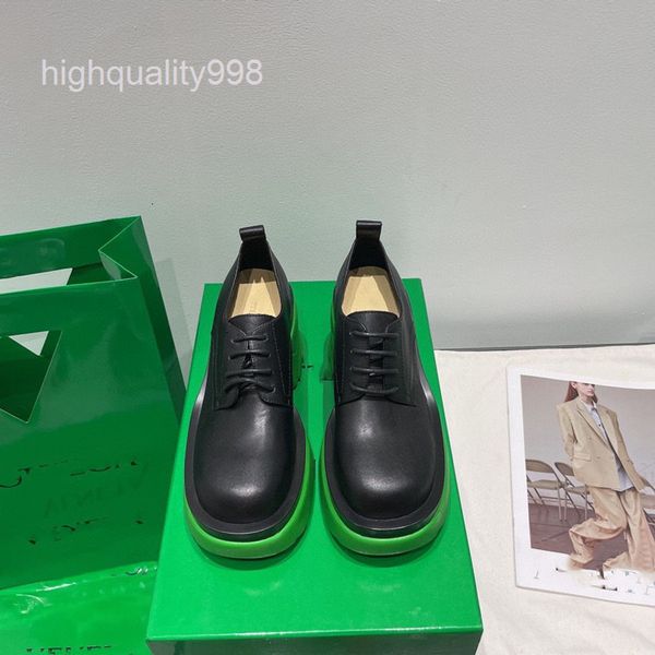 dress shoes high end quality leather lace up thick heel shoes women's soled raised muffin british style small, Black
dress shoes high end quality leather lace up thick heel shoes women's soled raised muffin british style small, Black