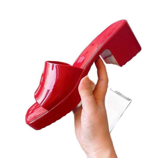 slippers 2021 summer waterproof leg slimming thick-soled thick high heel pvc jelly beach shoes women's, Black
slippers 2021 summer waterproof leg slimming thick-soled thick high heel pvc jelly beach shoes women's, Black