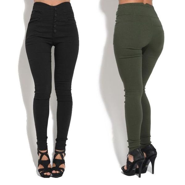 women's leggings spring high waist skinny black empire button women elegant sporting pants fitness with pocket on
women's leggings spring high waist skinny black empire button women elegant sporting pants fitness with pocket on