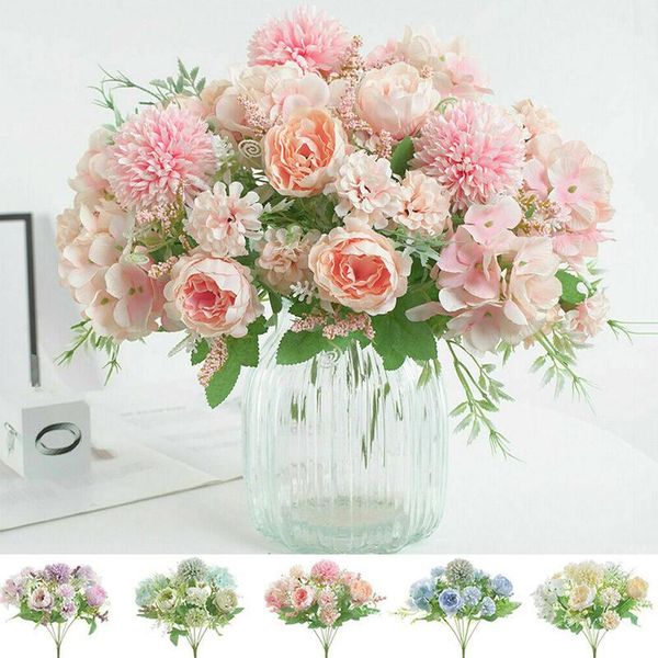 decorative flowers & wreaths silk peony artificial wedding bride hand blooming hydrangeas fake flower home deskdecoration
decorative flowers & wreaths silk peony artificial wedding bride hand blooming hydrangeas fake flower home deskdecoration