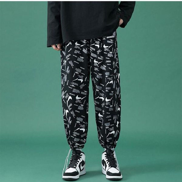 men's pants fall/winter slacks casual youth hip hop all-match cotton explosive letter patterns men sweatpants, Black
men's pants fall/winter slacks casual youth hip hop all-match cotton explosive letter patterns men sweatpants, Black